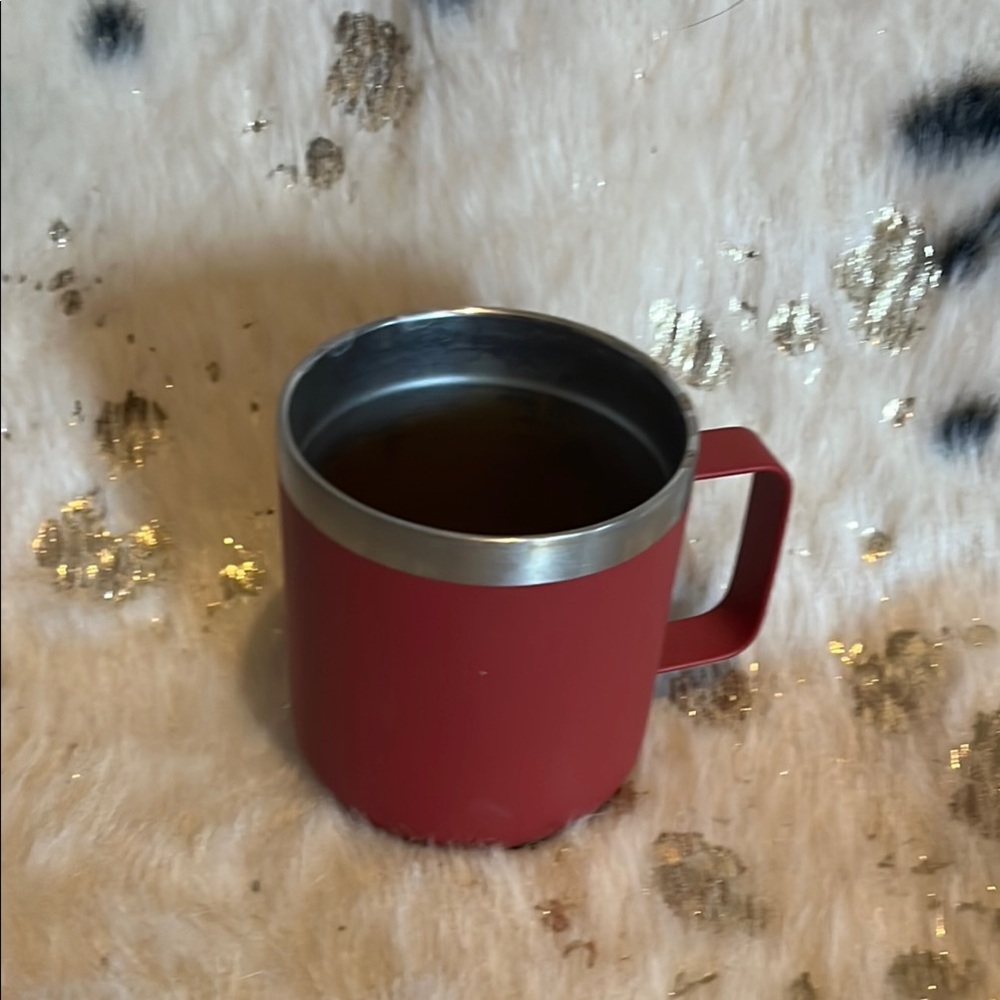 Red Stainless Steel Mug